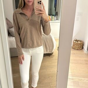 Commense Sweater, V Neck with Collar